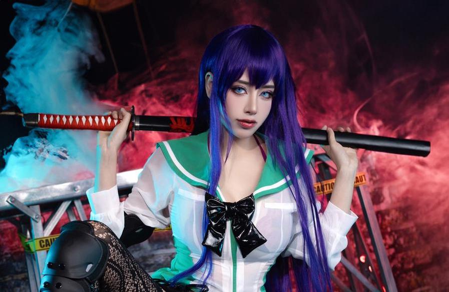 byoru拍摄现场的原图绝对让你惊叹，cosplay不在话下