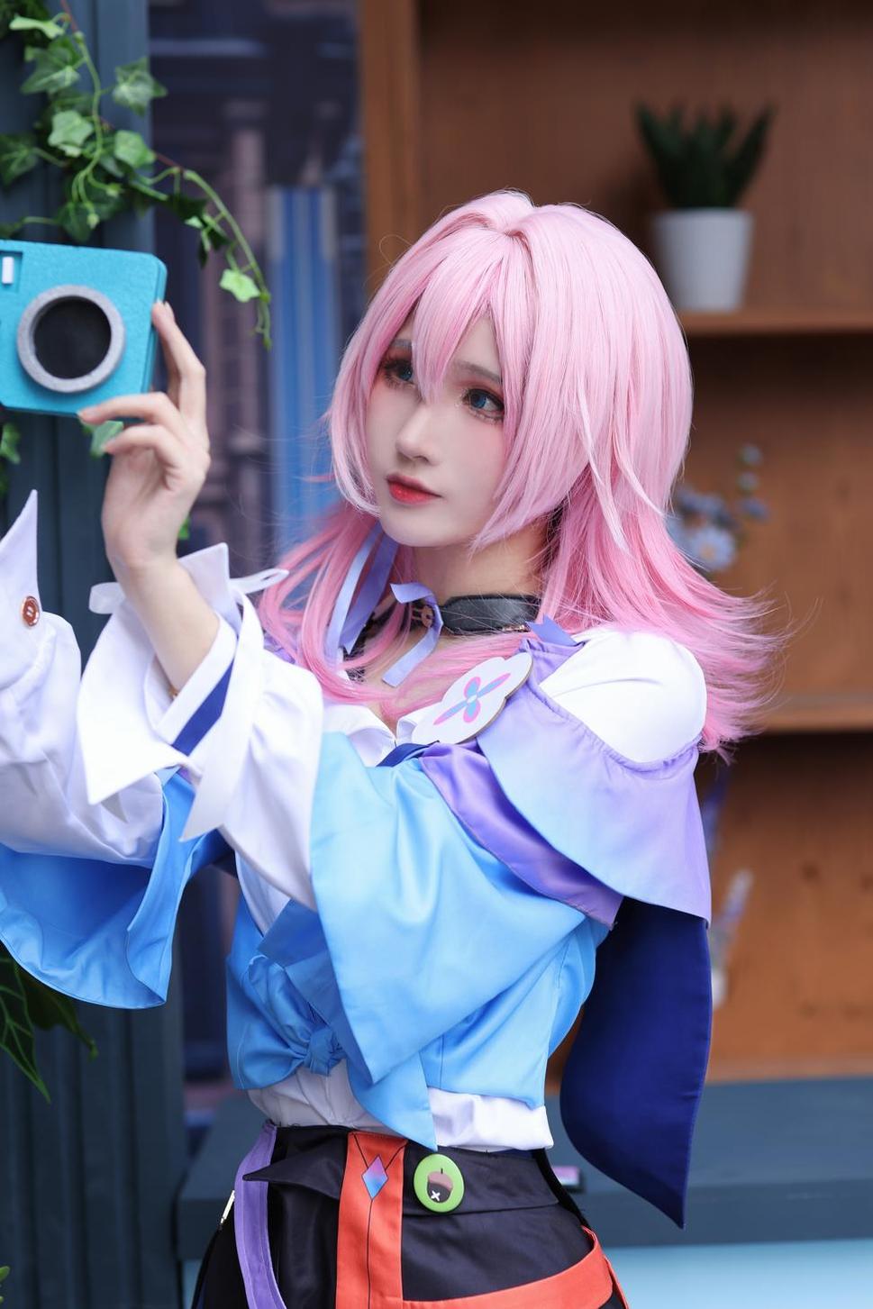 完美妖君白研COS原图，拍照技巧堪比大师级